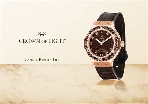 the Hublot crown of light